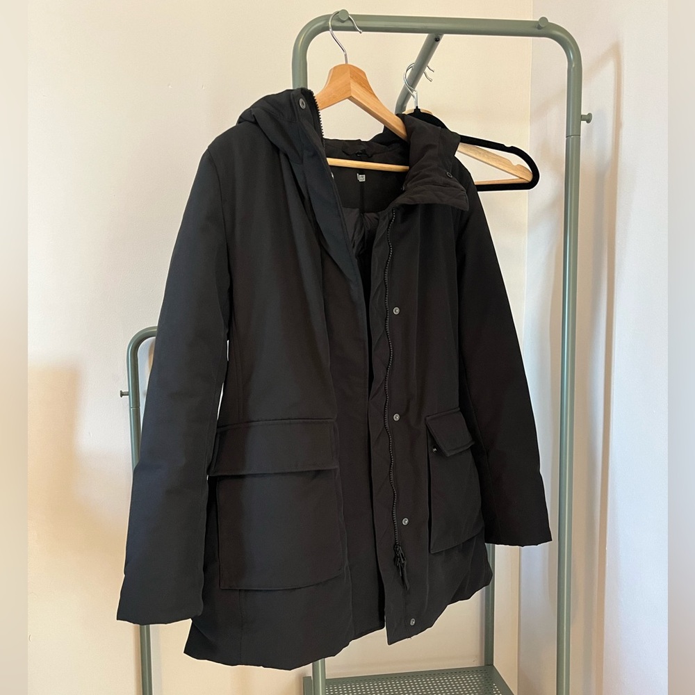 Duvet winter jacket from Uniqlo.